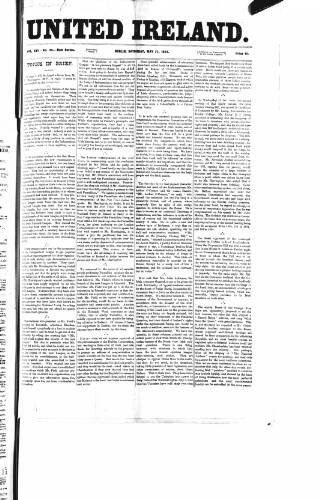 cover page of Flag of Ireland published on May 22, 1897