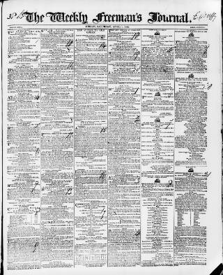 cover page of Weekly Freeman's Journal published on April 1, 1848