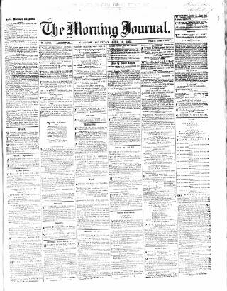 cover page of Glasgow Morning Journal published on June 13, 1863