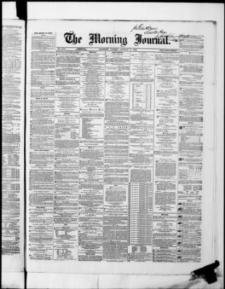 cover page of Glasgow Morning Journal published on August 2, 1867