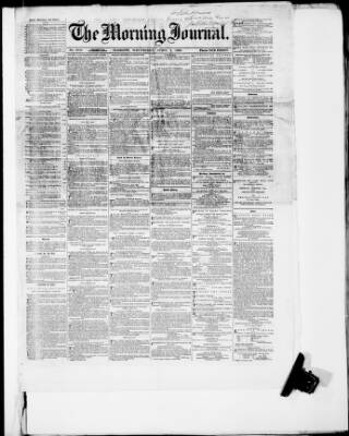 cover page of Glasgow Morning Journal published on April 1, 1868