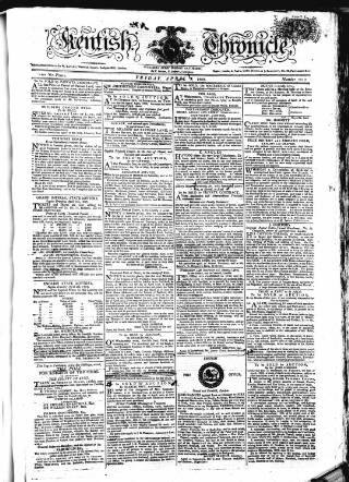 cover page of Kentish Weekly Post or Canterbury Journal published on April 1, 1803