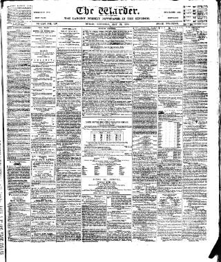 cover page of Warder and Dublin Weekly Mail published on May 22, 1875