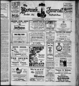 cover page of Illustrated Berwick Journal published on May 22, 1924