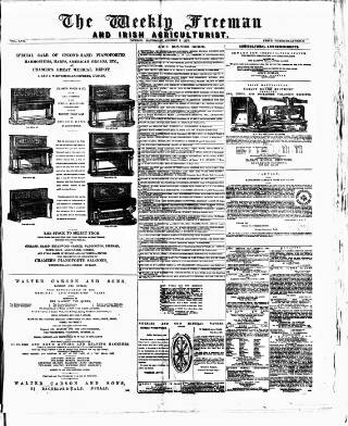 cover page of Weekly Freeman's Journal published on August 2, 1873