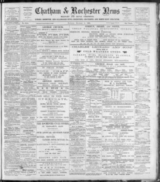 cover page of Chatham News published on November 2, 1901