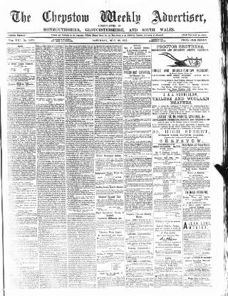 cover page of Chepstow Weekly Advertiser published on May 22, 1875