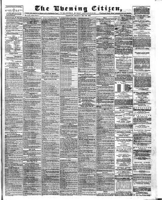 cover page of Glasgow Evening Citizen published on May 22, 1884