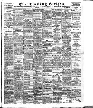 cover page of Glasgow Evening Citizen published on August 2, 1884