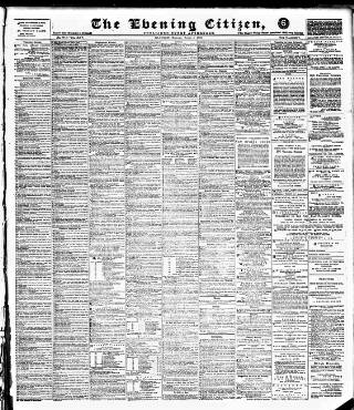 cover page of Glasgow Evening Citizen published on April 1, 1889