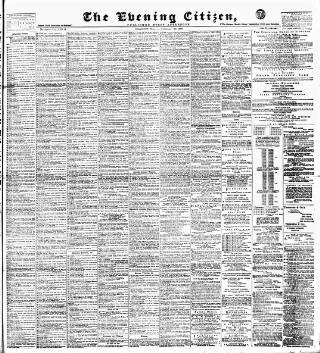 cover page of Glasgow Evening Citizen published on September 22, 1890