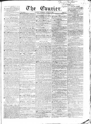 cover page of London Courier and Evening Gazette published on August 2, 1831