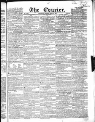 cover page of London Courier and Evening Gazette published on June 13, 1833