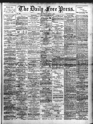 cover page of Aberdeen Free Press published on April 1, 1892