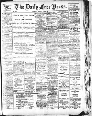 cover page of Aberdeen Free Press published on May 22, 1894