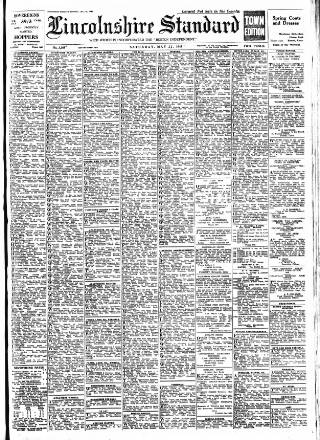 cover page of Lincolnshire Standard and Boston Guardian published on May 22, 1943