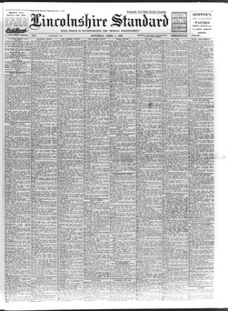 cover page of Lincolnshire Standard and Boston Guardian published on April 1, 1950