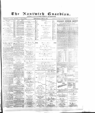 cover page of Nantwich Guardian published on June 13, 1894