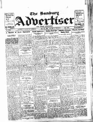 cover page of Banbury Advertiser published on May 22, 1940