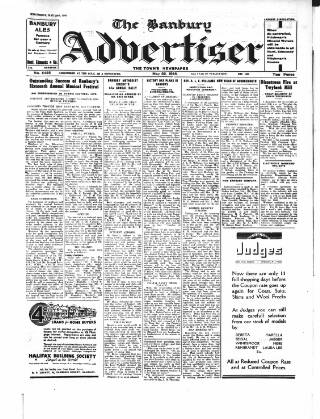 cover page of Banbury Advertiser published on May 22, 1946