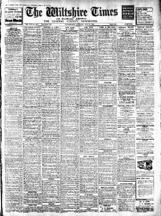 cover page of Wiltshire Times and Trowbridge Advertiser published on May 22, 1948