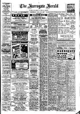 cover page of Harrogate Herald published on May 22, 1946