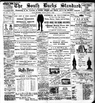 cover page of South Bucks Standard published on April 1, 1910
