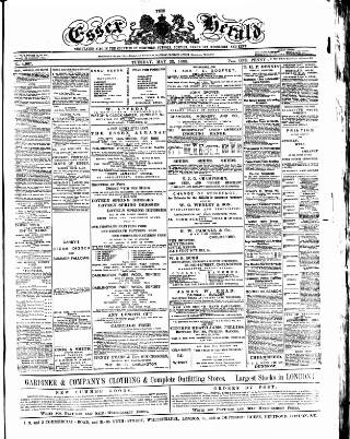 cover page of Essex Herald published on May 22, 1888