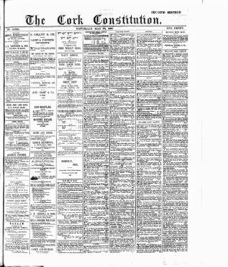 cover page of Cork Constitution published on May 22, 1886