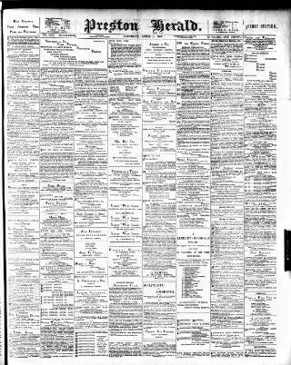 cover page of Preston Herald published on April 1, 1899