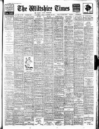 cover page of Wiltshire Times and Trowbridge Advertiser published on November 2, 1956
