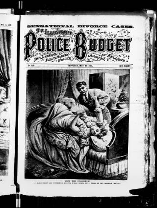 cover page of Illustrated Police Budget published on May 22, 1897