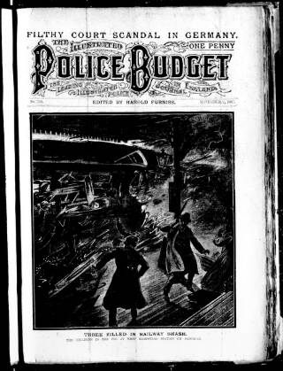 cover page of Illustrated Police Budget published on November 2, 1907