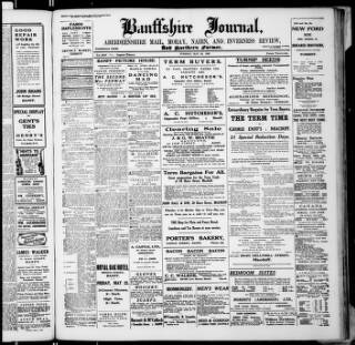 cover page of Banffshire Journal published on May 22, 1928