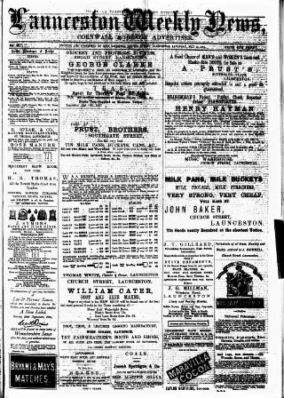 cover page of Launceston Weekly News published on May 22, 1875