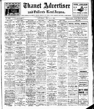 cover page of Thanet Advertiser published on May 22, 1926