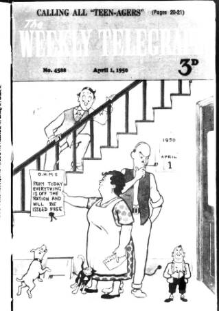 cover page of Sheffield Weekly Telegraph published on April 1, 1950