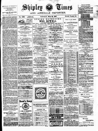 cover page of Shipley Times and Express published on May 22, 1897