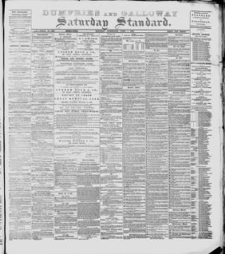 cover page of Dumfries and Galloway Standard published on April 1, 1893