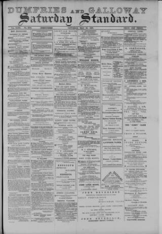 cover page of Dumfries and Galloway Standard published on May 22, 1897