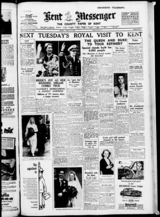 cover page of Maidstone Telegraph published on April 1, 1955