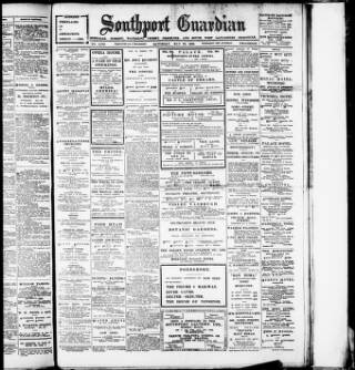 cover page of Southport Guardian published on May 22, 1920