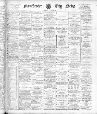 cover page of Manchester City News published on August 2, 1902