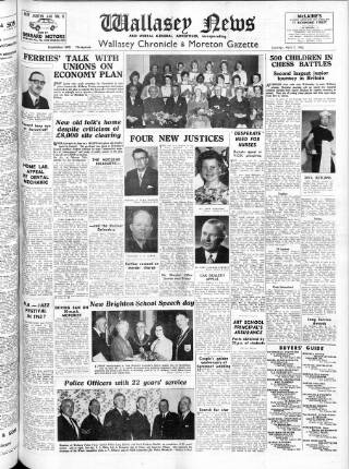 cover page of Wallasey News and Wirral General Advertiser published on April 7, 1962