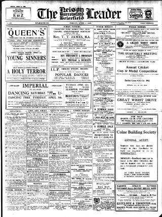 cover page of Nelson Leader published on April 1, 1932