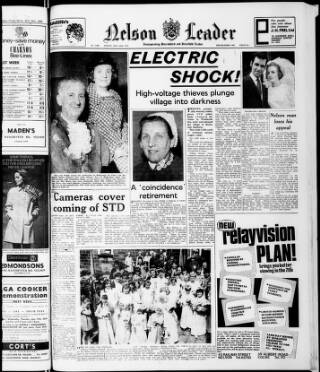 cover page of Nelson Leader published on May 22, 1970