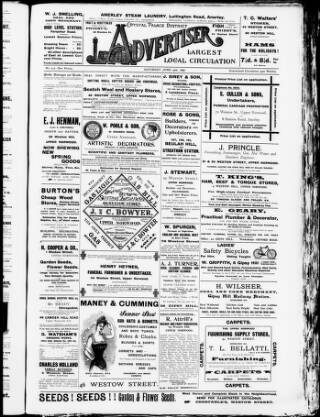 cover page of Crystal Palace District Times & Advertiser published on June 13, 1896