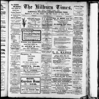 cover page of Kilburn Times published on May 22, 1914
