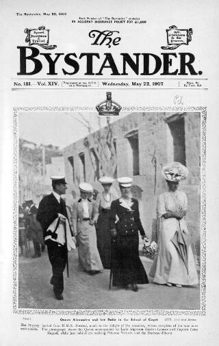 cover page of The Bystander published on May 22, 1907