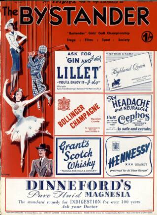 cover page of The Bystander published on September 21, 1938